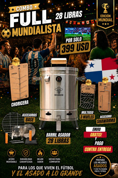 PRECIO DE REMATE BARRIL ASADOR + OBSEQUIOS 🎁