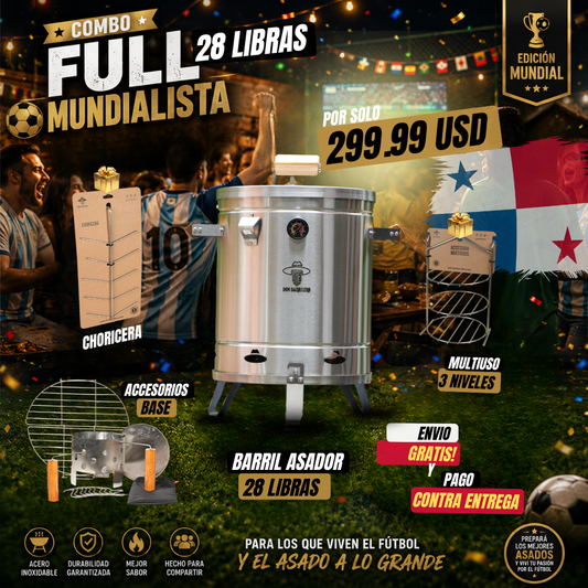 PRECIO DE REMATE BARRIL ASADOR 28 LIBRAS ¡POR SOLO $299.99!